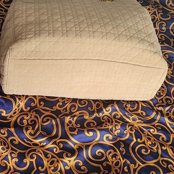 Christian Dior Beige NYLON Lady Cannage with Charm. - Picture 10 of 10